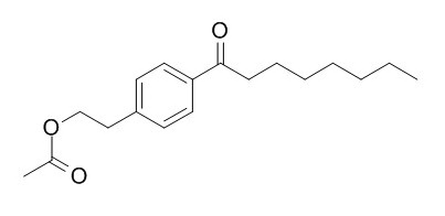 乙酸-[2-(4-辛酰基苯基)]乙酯，分析标准品,HPLC≥98%