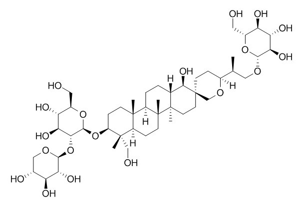 凤仙萜四醇苷F，分析标准品,HPLC≥98%