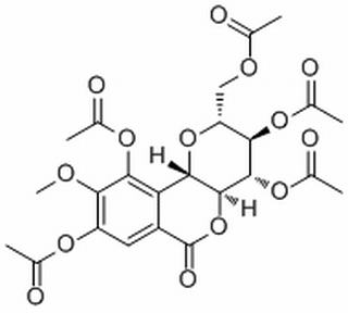 Bergenin pentaacetate,分析标准品,HPLC≥98%