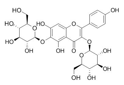 6-羟基山奈酚 3,6-二葡萄糖苷,分析标准品,HPLC≥95%