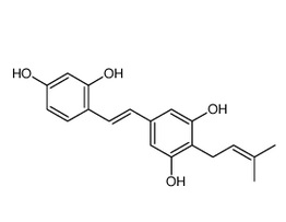 4-异戊烯基氧基白藜芦醇,分析标准品,HPLC≥98%