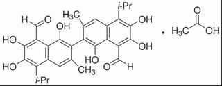 醋酸棉酚,分析标准品,HPLC≥97%