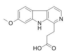 7-甲氧基-beta-咔啉-1-丙酸,分析标准品,HPLC≥95%