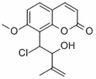 8-(1-CHLORO-2-HYDROXY-3-METHYL-BUT-3-ENYL)-7-METHOXY-CHROMEN-2-ONE,分析标准品,HPLC≥98