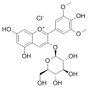 氯化锦葵色素-3-O-葡萄糖苷,分析标准品,HPLC≥95%