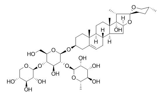 Glucopyranoside,(3beta,25R)-17-hydroxyspirost-5-en-3-yl,分析标准品,HPLC≥98%