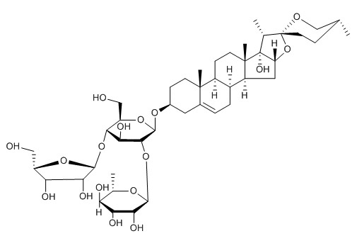 重楼皂苷H,分析标准品,HPLC≥95%
