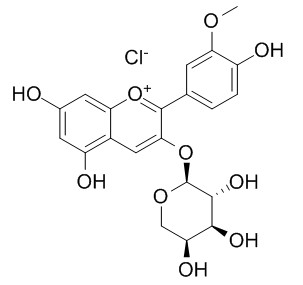 氯化芍药素-3-O-阿拉伯糖苷,分析标准品,HPLC≥98%