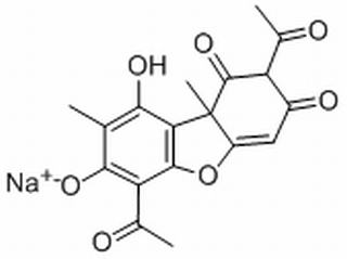 (+)-松萝酸钠,分析标准品,HPLC≥98%