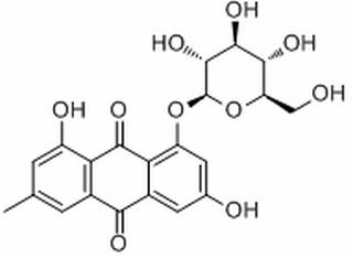 大黄素-8-β-D-吡喃葡萄糖苷,分析标准品,HPLC≥98%