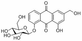 芦荟大黄素-8-O-葡萄糖苷,分析标准品,HPLC≥98%