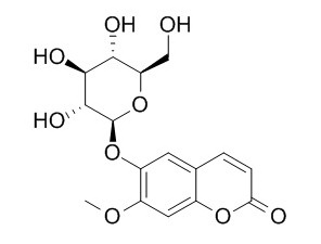 6-甲氧基香豆素-7-0-beta-D-吡喃葡萄糖苷,分析标准品,HPLC≥98%