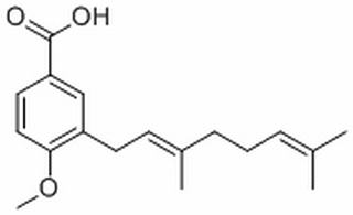 3-Geranyl-4-methoxybenzoic acid,分析标准品,HPLC≥98%