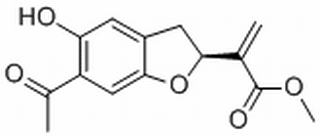 Methyl 2-(6-acetyl-5-hydroxy-2,3-dihydrobenzofuran-2-yl)propenoate,分析标准品,HPLC≥98